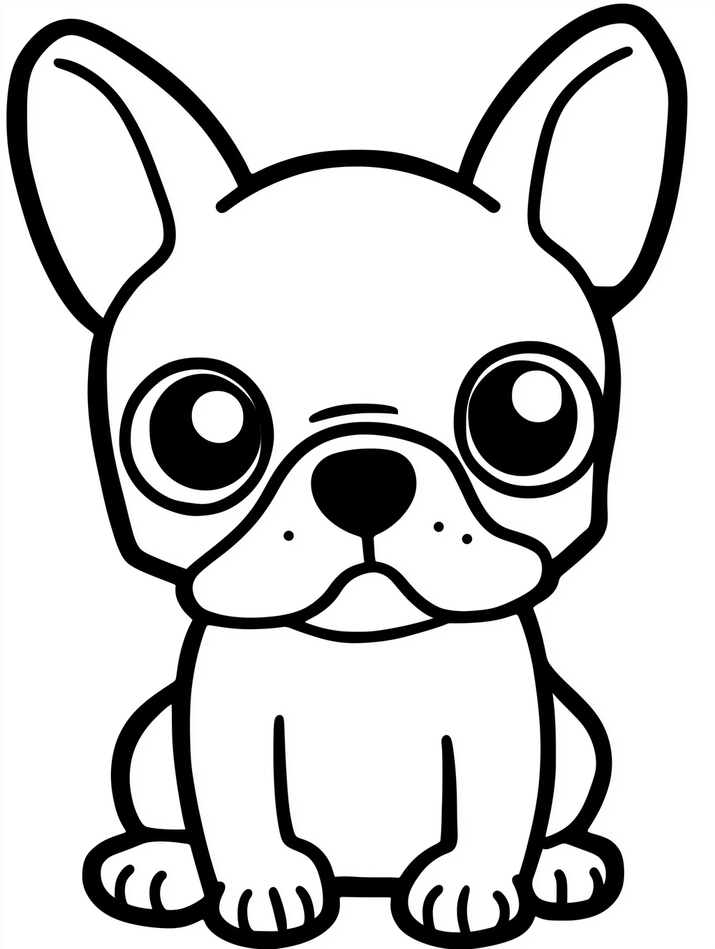 Simple Puppy Coloring Pages for Toddlers - 15 Easy Dog Designs PDF