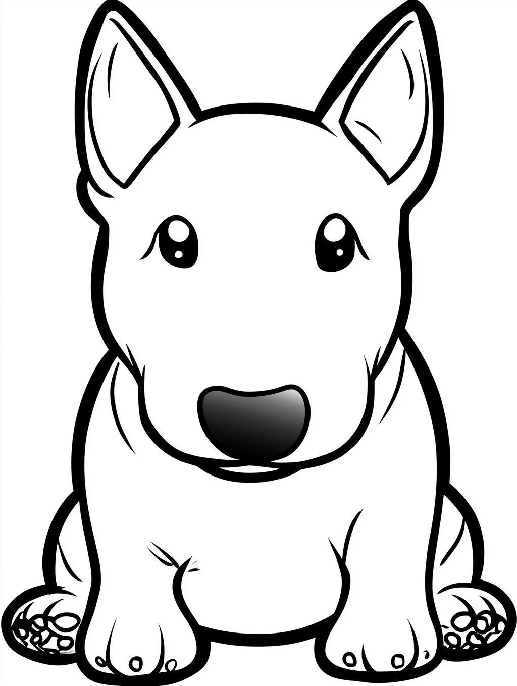 Kawaii Puppy Coloring Book PDF - 25 Dog Breeds, Kids Activity Pages