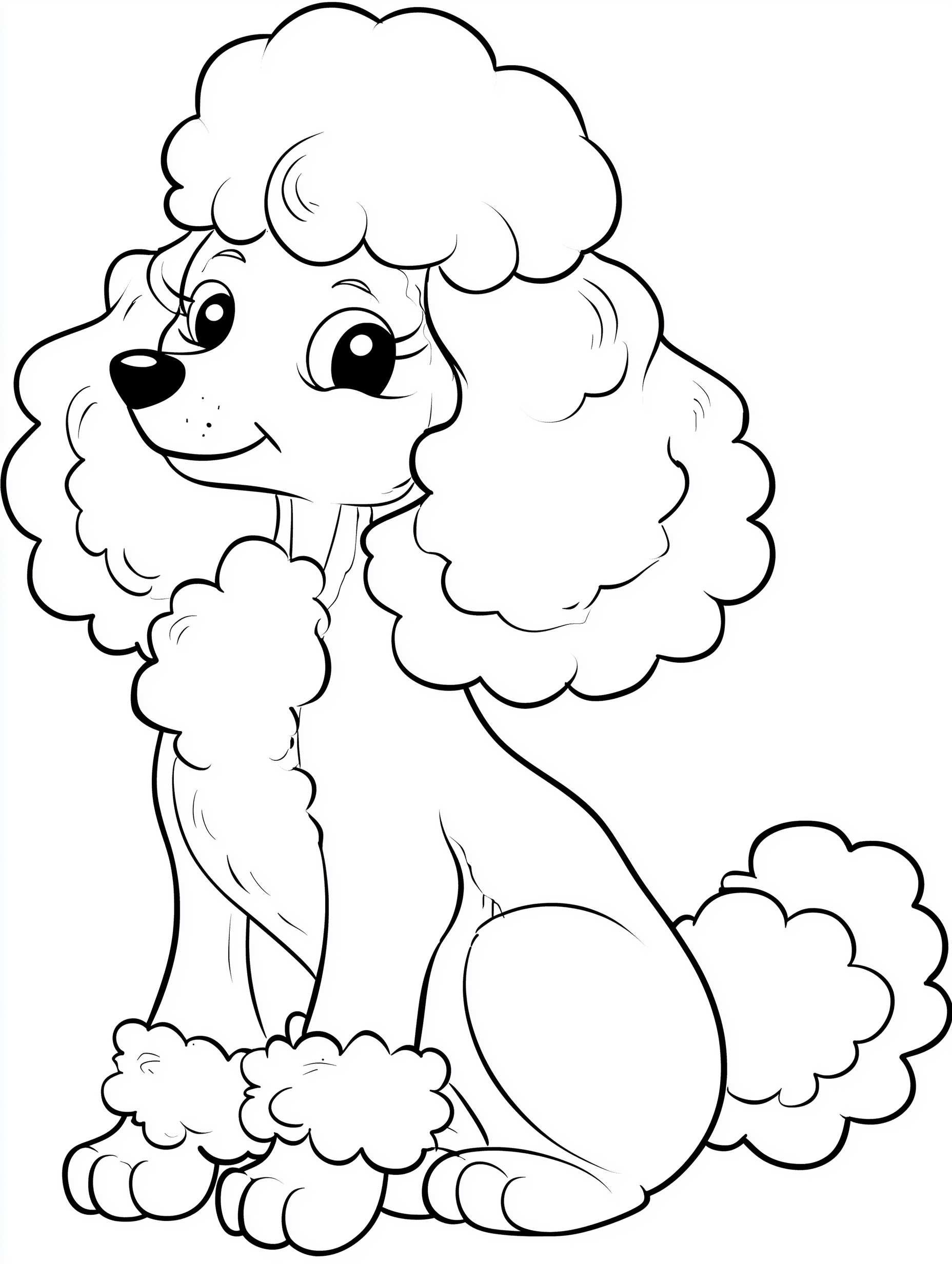 Bold and Easy Puppy Coloring Pages PDF - 15 Dog Breeds, Kids Activity