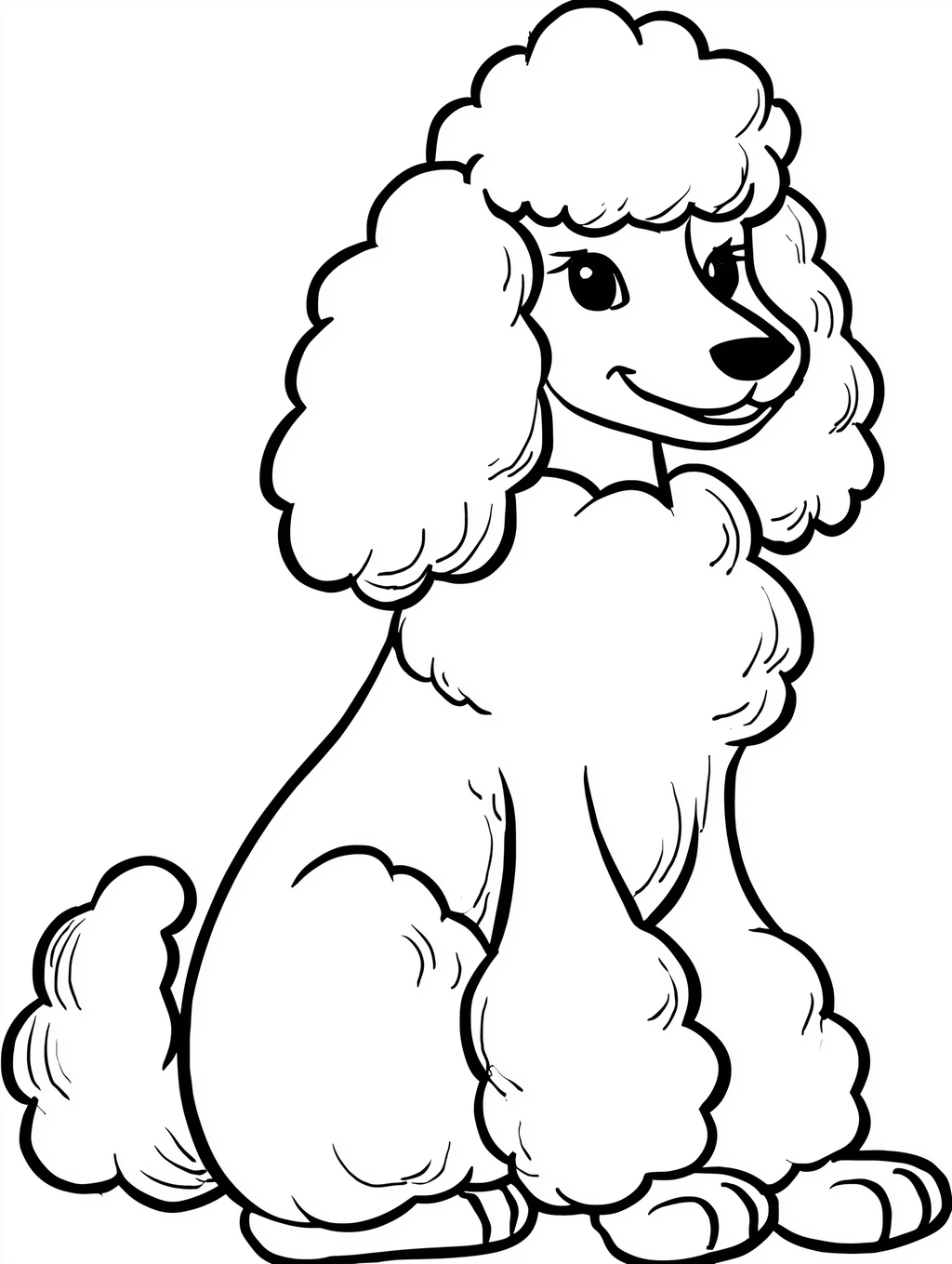 Easy Puppy Coloring Pages PDF - 20 Simple Dog Breeds, Kids Activity Book