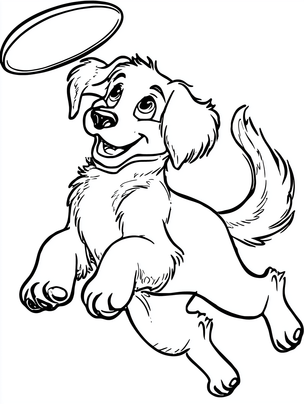 Cartoon Puppy Coloring Book PDF - 20 Fun Dog Breeds, Kids Activity Pages
