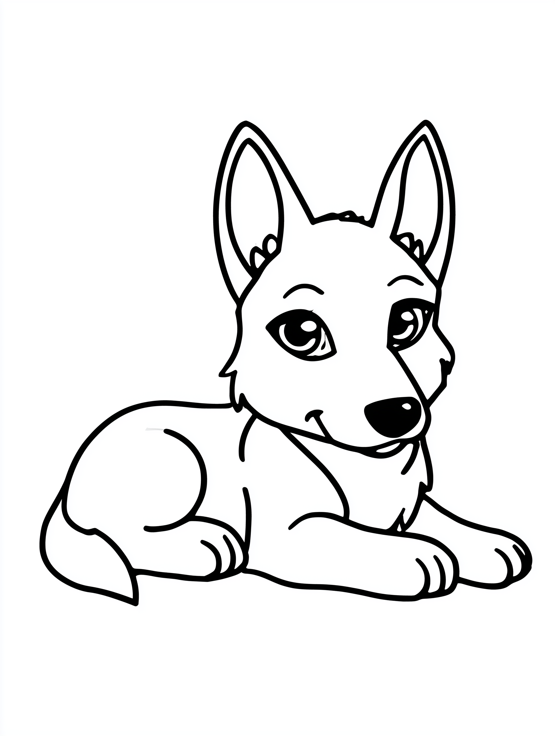 Kawaii Puppy Coloring Book PDF - 25 Dog Breeds, Kids Activity Pages