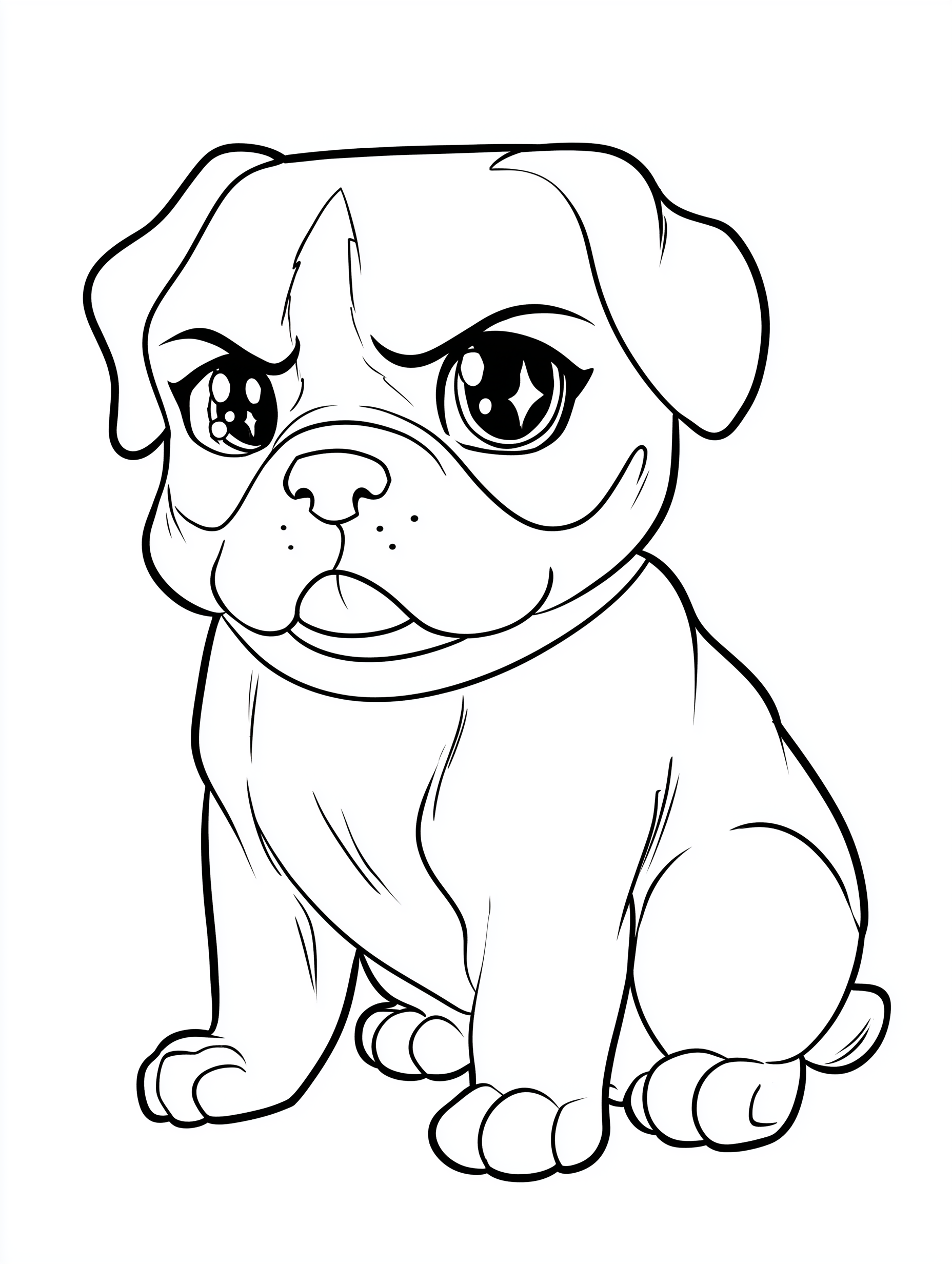 Kawaii Puppy Coloring Book PDF - 50 Dog Breeds, Kids Activity Pages