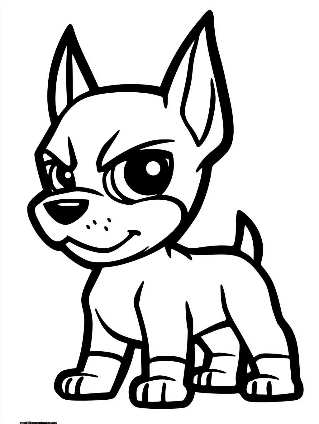 Kawaii Puppy Coloring Book PDF - 50 Dog Breeds, Kids Activity Pages