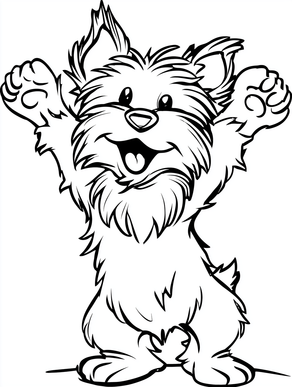 Cartoon Puppy Coloring Book PDF - 20 Fun Dog Breeds, Kids Activity Pages