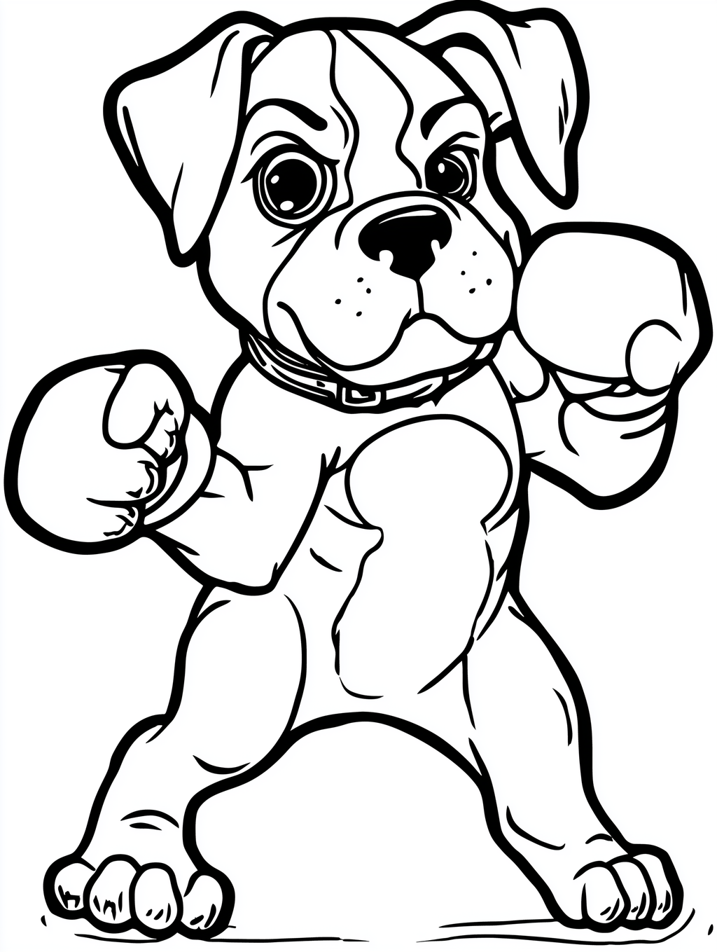 Cartoon Puppy Coloring Pages PDF - 15 Fun Dog Breeds, Kids Activity