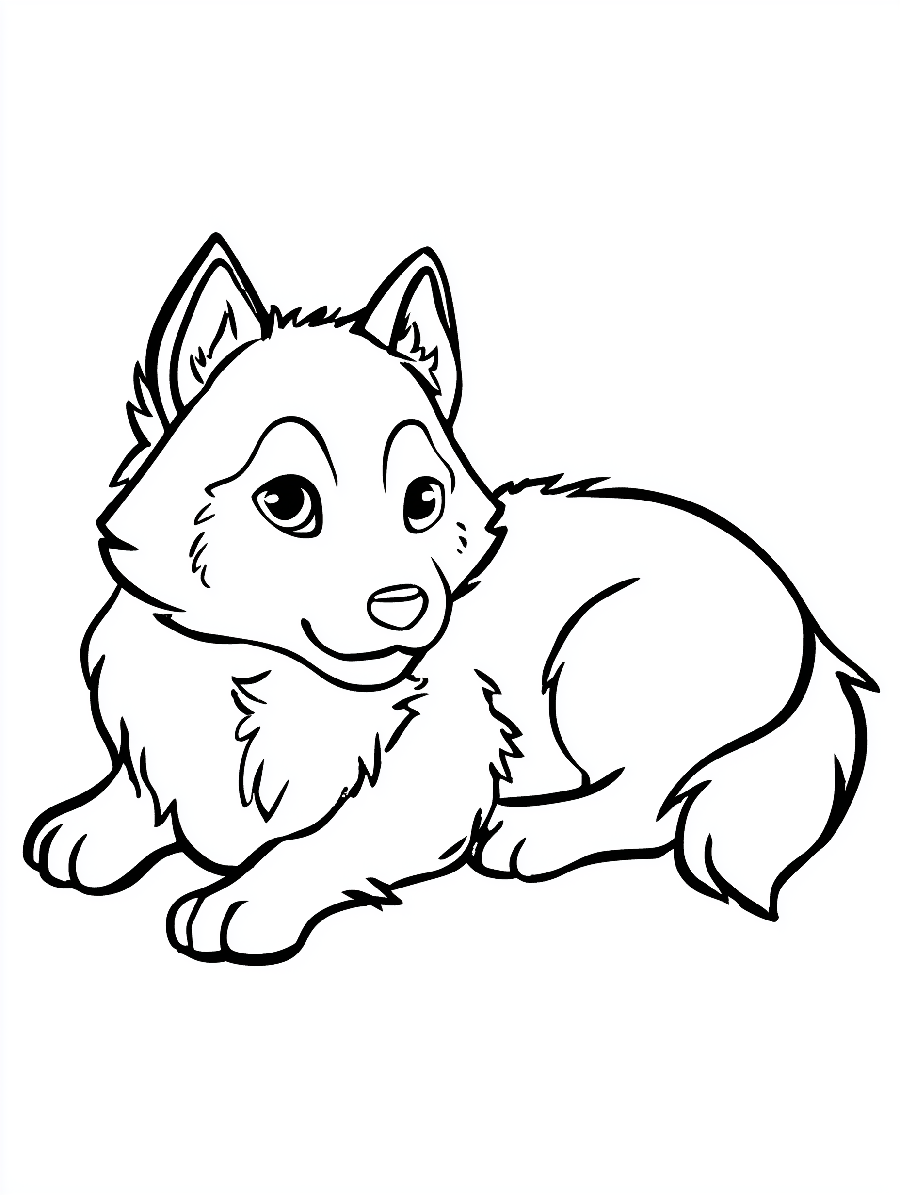 Easy Puppy Coloring Pages PDF - 20 Simple Dog Breeds, Kids Activity Book
