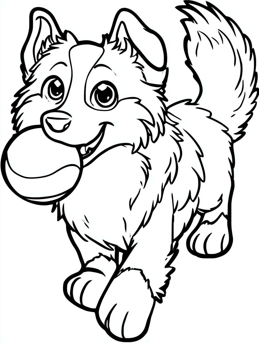 Kawaii Puppy Coloring Pages PDF - 20 Dog Breeds, Printable Activity Book