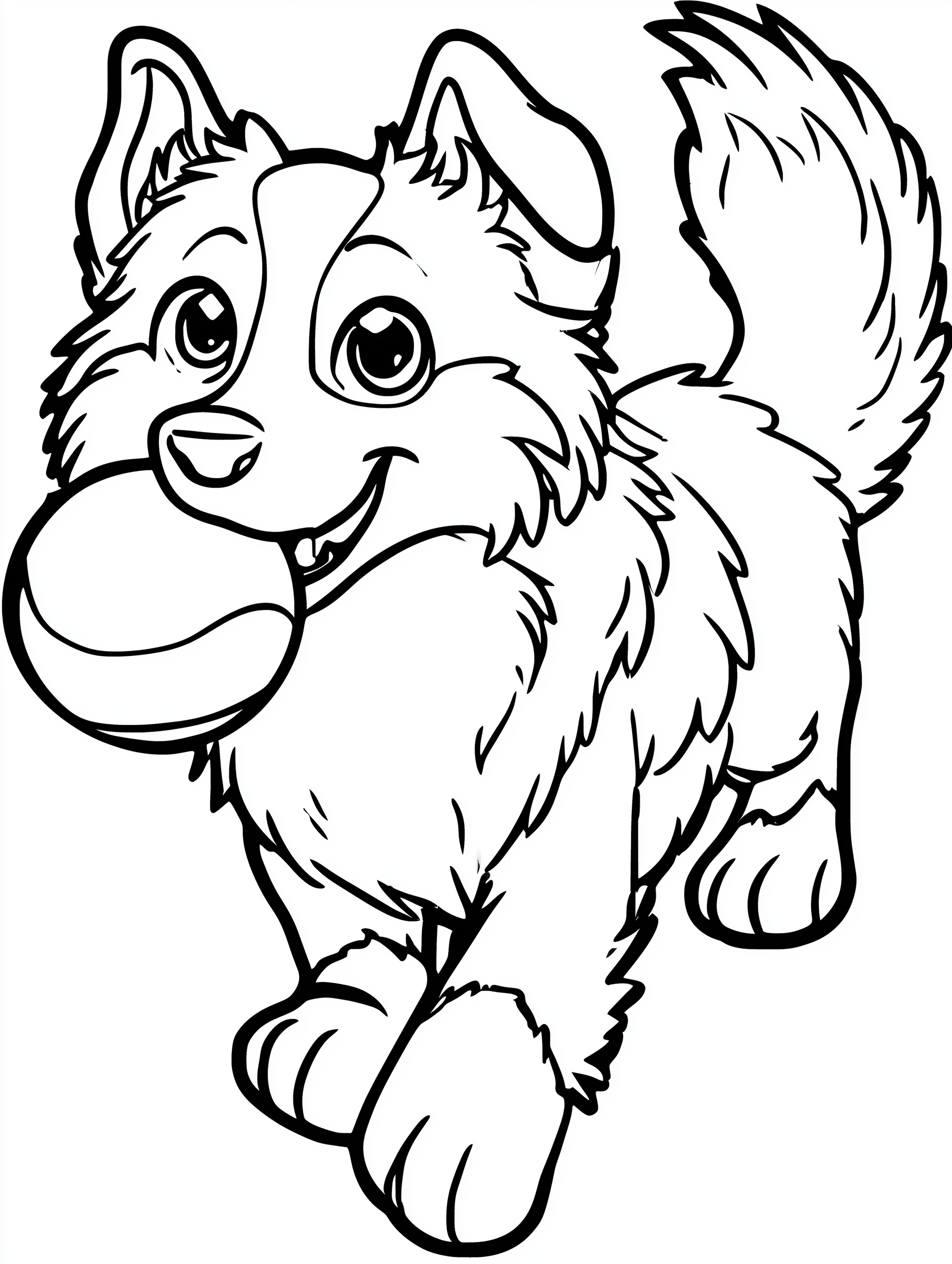 Kawaii Puppy Coloring Pages PDF - 20 Dog Breeds, Printable Activity Book