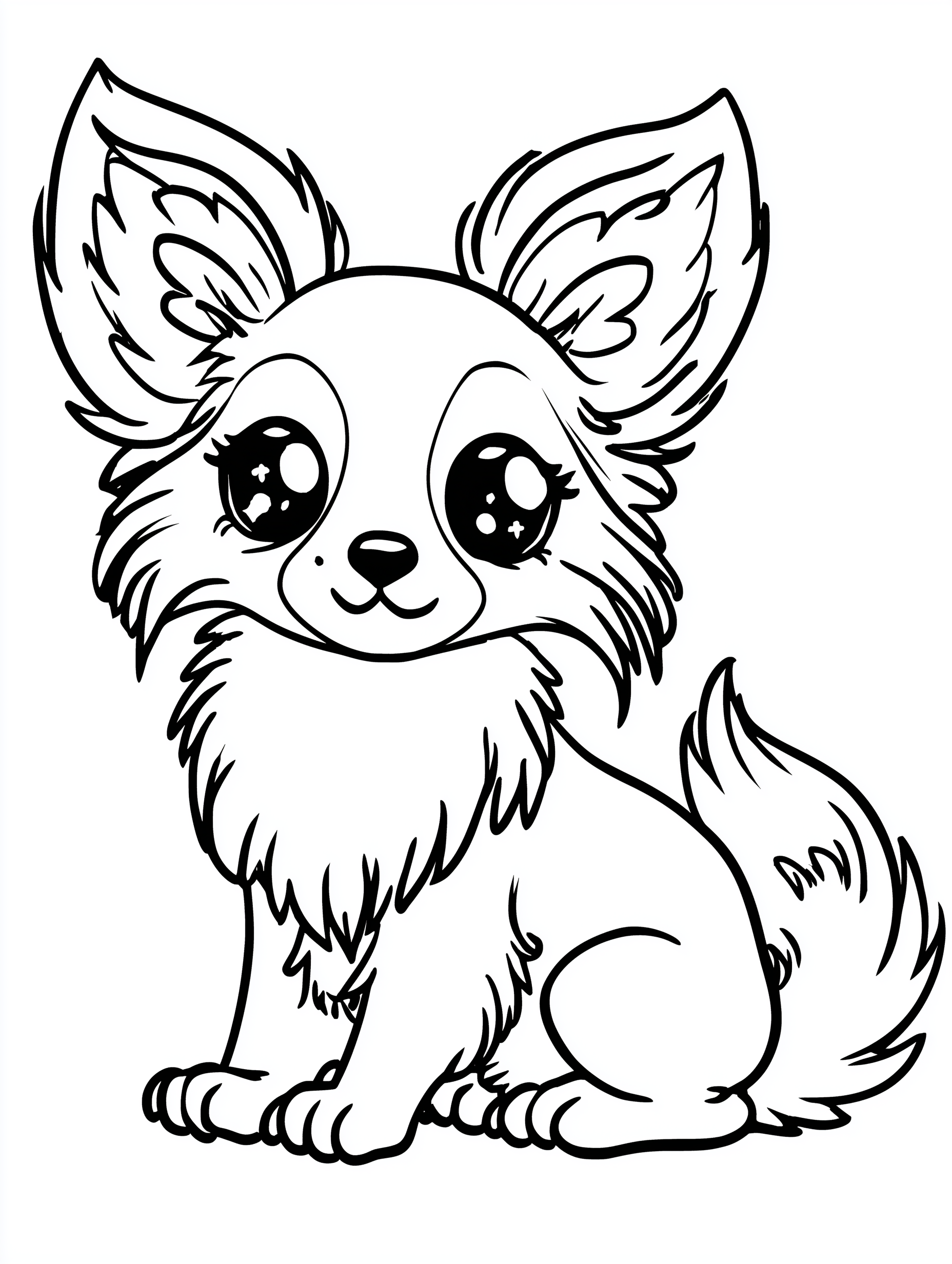 Kawaii Puppy Coloring Book PDF - 25 Dog Breeds, Kids Activity Pages