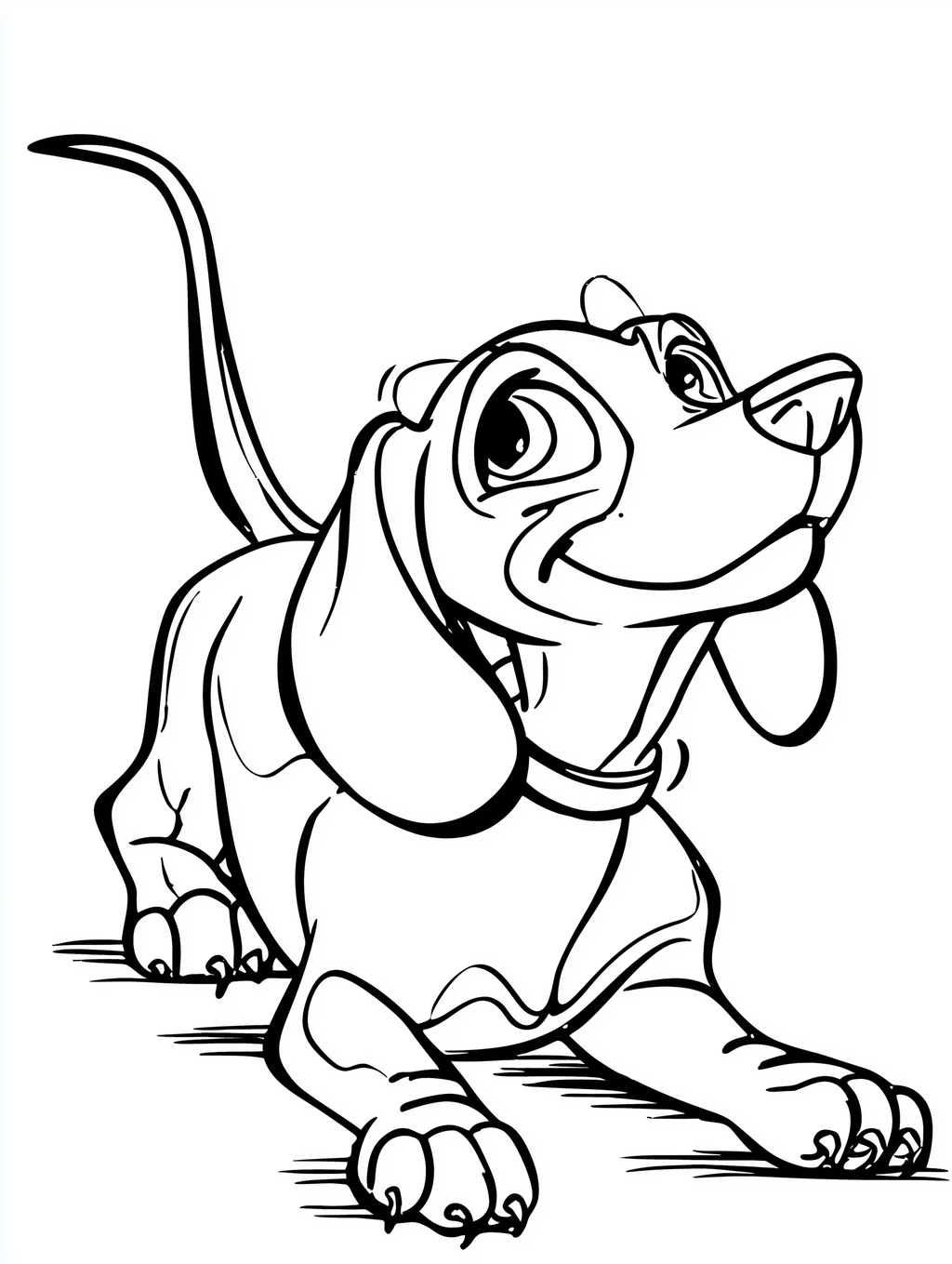 Cartoon Puppy Coloring Book PDF - 20 Fun Dog Breeds, Kids Activity Pages