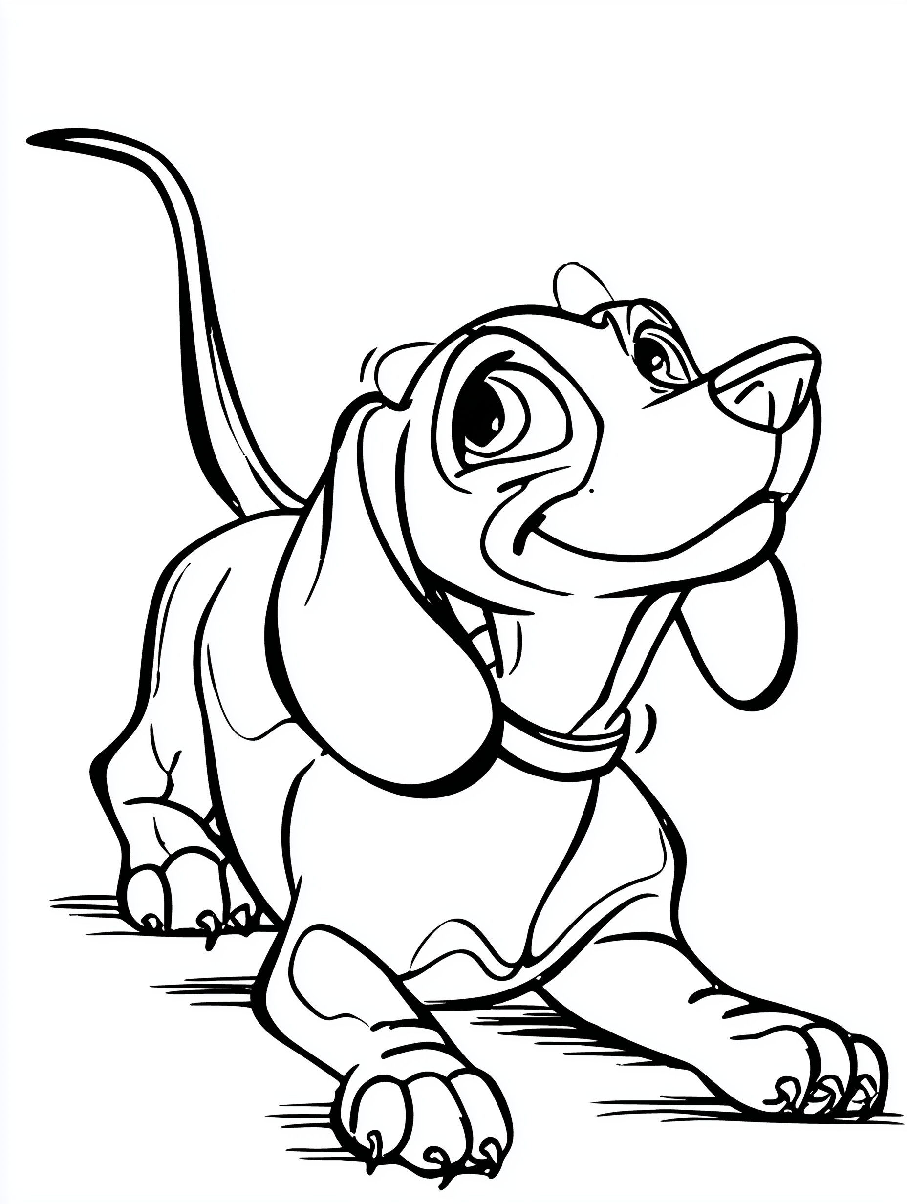 Cartoon Puppy Coloring Book PDF - 20 Fun Dog Breeds, Kids Activity Pages